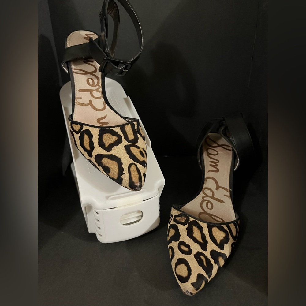 Cheetah print kitten heels